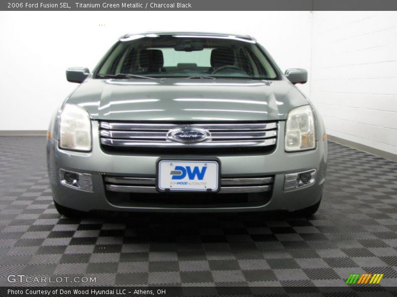Titanium Green Metallic / Charcoal Black 2006 Ford Fusion SEL
