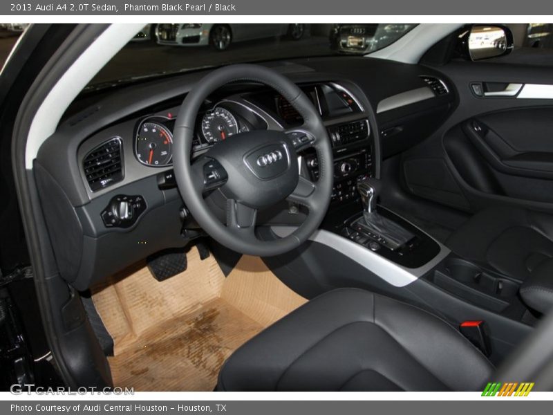 Phantom Black Pearl / Black 2013 Audi A4 2.0T Sedan