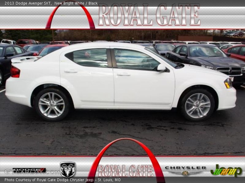 New Bright White / Black 2013 Dodge Avenger SXT