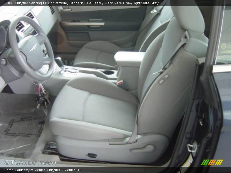 Modern Blue Pearl / Dark Slate Gray/Light Slate Gray 2008 Chrysler Sebring LX Convertible