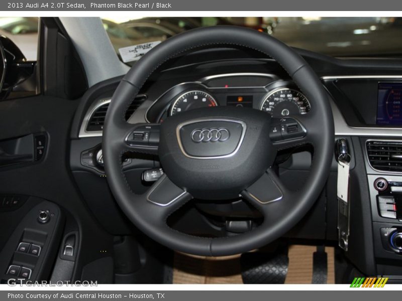 Phantom Black Pearl / Black 2013 Audi A4 2.0T Sedan