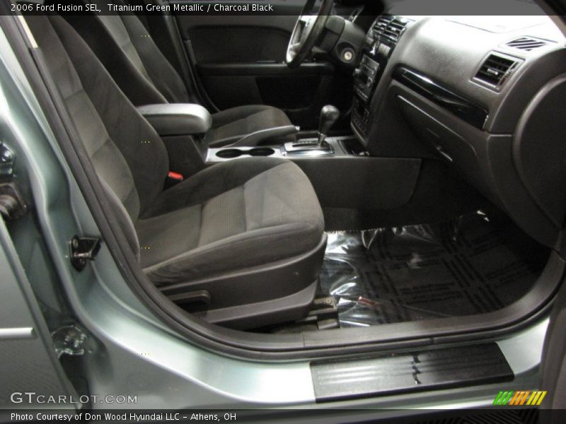 Titanium Green Metallic / Charcoal Black 2006 Ford Fusion SEL