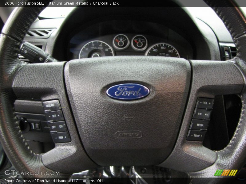 Titanium Green Metallic / Charcoal Black 2006 Ford Fusion SEL