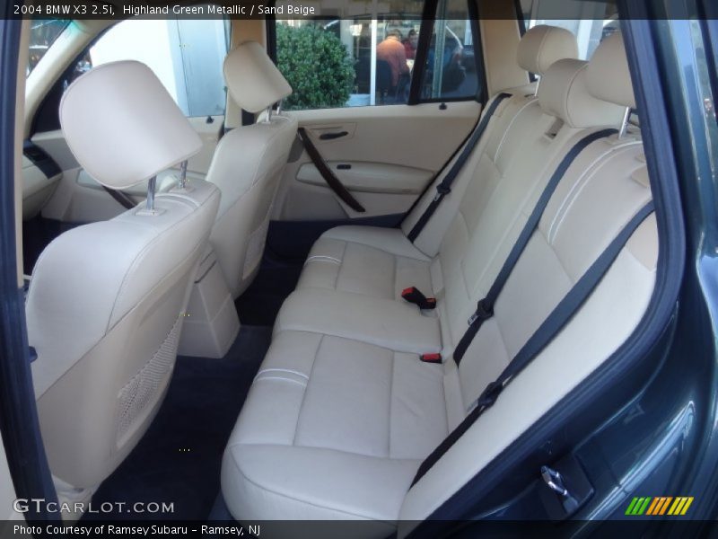 Highland Green Metallic / Sand Beige 2004 BMW X3 2.5i