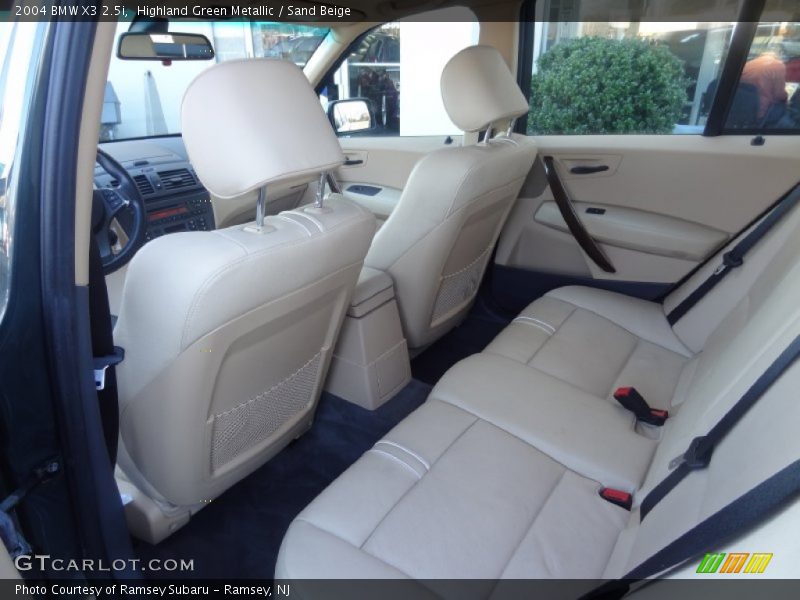 Highland Green Metallic / Sand Beige 2004 BMW X3 2.5i