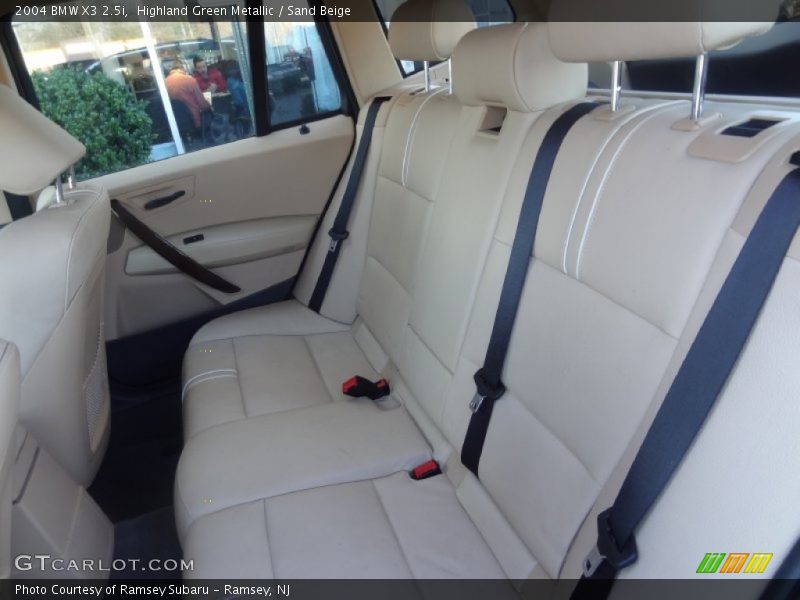 Highland Green Metallic / Sand Beige 2004 BMW X3 2.5i