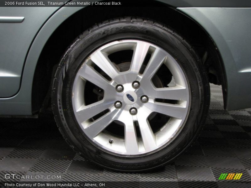 Titanium Green Metallic / Charcoal Black 2006 Ford Fusion SEL