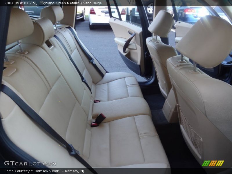 Highland Green Metallic / Sand Beige 2004 BMW X3 2.5i