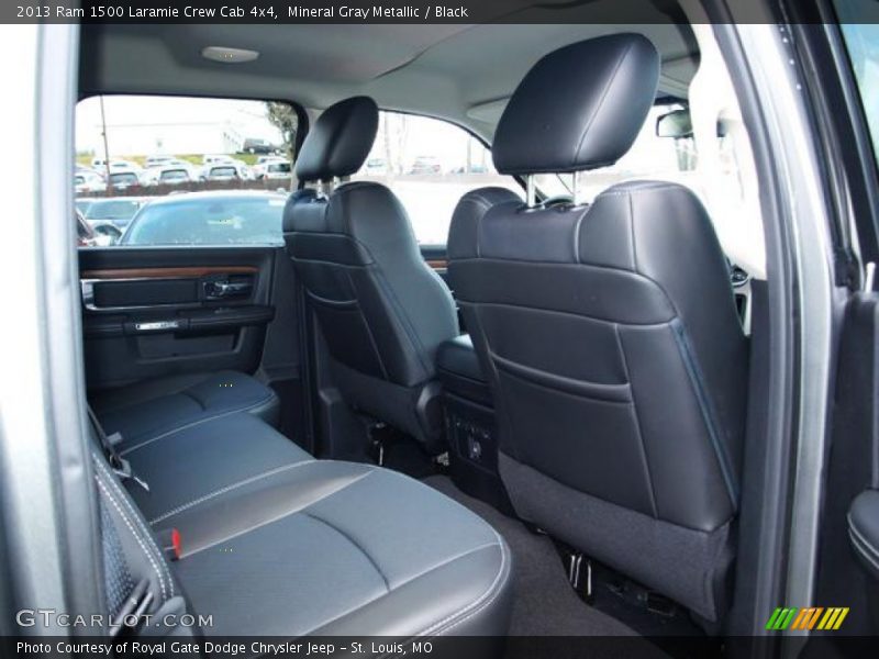 Mineral Gray Metallic / Black 2013 Ram 1500 Laramie Crew Cab 4x4