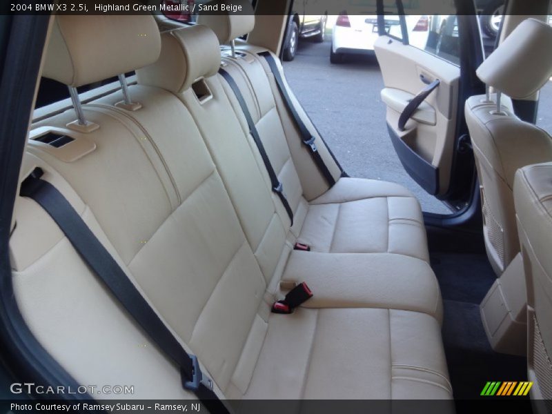 Highland Green Metallic / Sand Beige 2004 BMW X3 2.5i