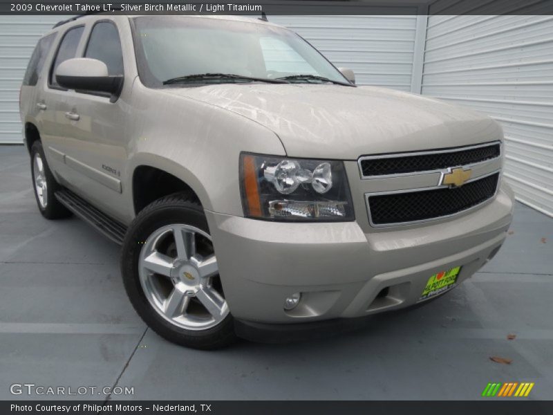 Silver Birch Metallic / Light Titanium 2009 Chevrolet Tahoe LT