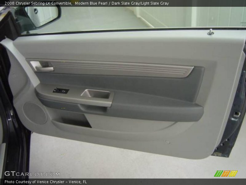 Modern Blue Pearl / Dark Slate Gray/Light Slate Gray 2008 Chrysler Sebring LX Convertible