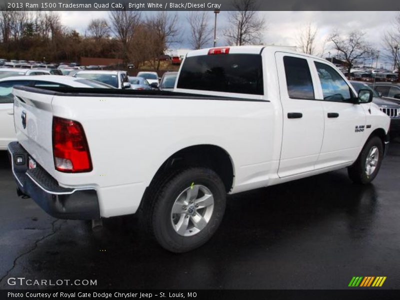 Bright White / Black/Diesel Gray 2013 Ram 1500 Tradesman Quad Cab