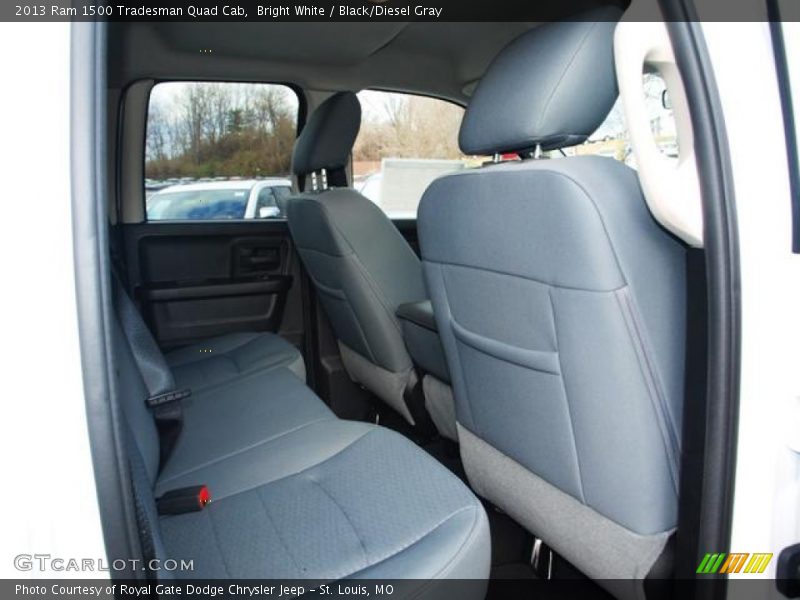 Bright White / Black/Diesel Gray 2013 Ram 1500 Tradesman Quad Cab