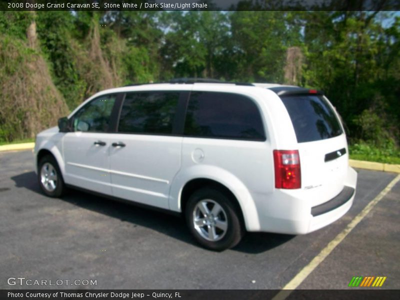 Stone White / Dark Slate/Light Shale 2008 Dodge Grand Caravan SE