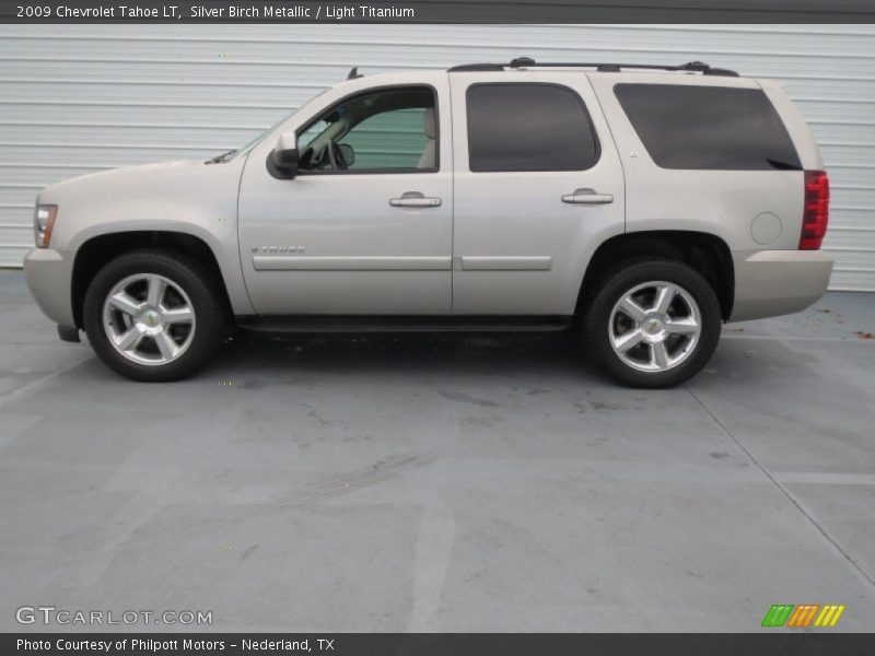 Silver Birch Metallic / Light Titanium 2009 Chevrolet Tahoe LT
