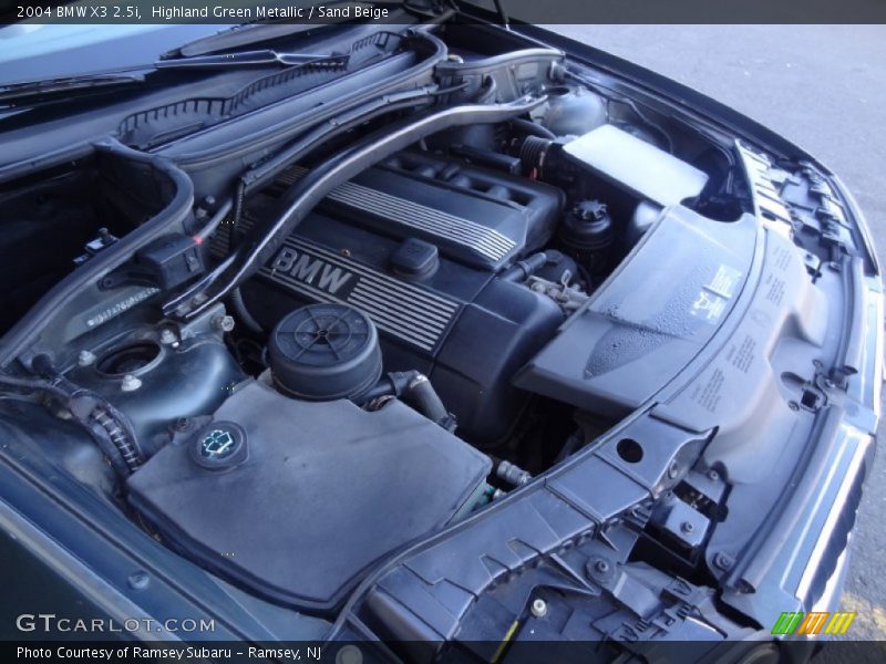 Highland Green Metallic / Sand Beige 2004 BMW X3 2.5i