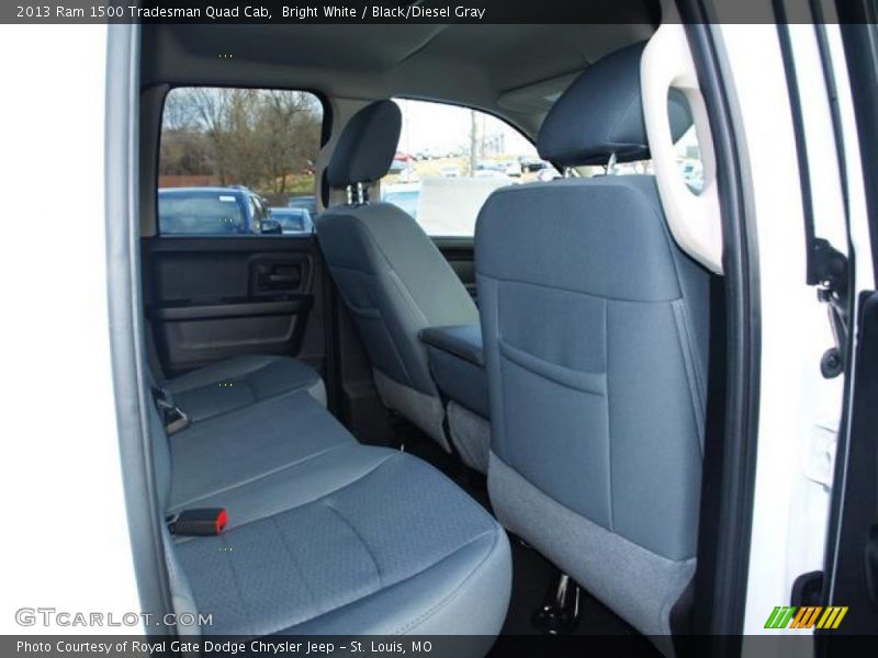 Bright White / Black/Diesel Gray 2013 Ram 1500 Tradesman Quad Cab