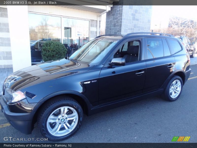 Jet Black / Black 2005 BMW X3 3.0i