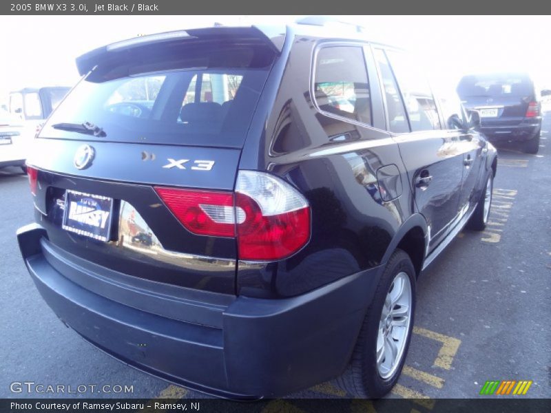 Jet Black / Black 2005 BMW X3 3.0i