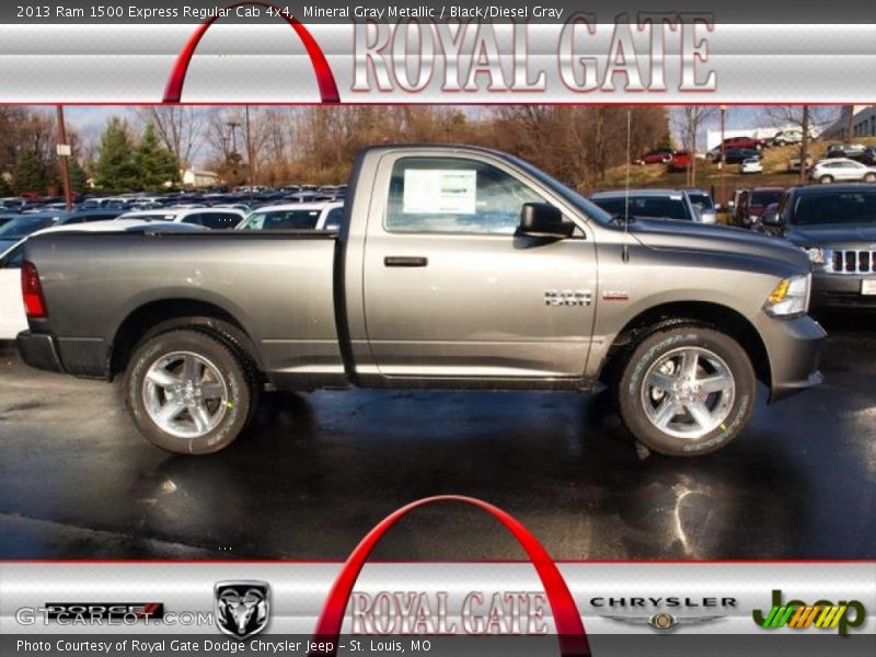 Mineral Gray Metallic / Black/Diesel Gray 2013 Ram 1500 Express Regular Cab 4x4