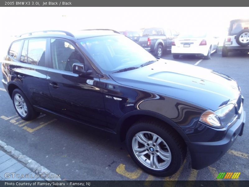 Jet Black / Black 2005 BMW X3 3.0i
