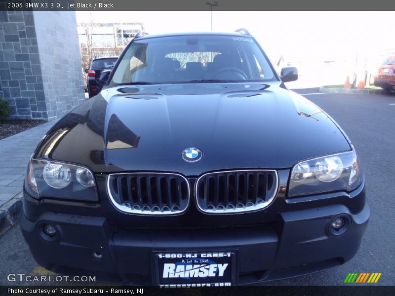 Jet Black / Black 2005 BMW X3 3.0i