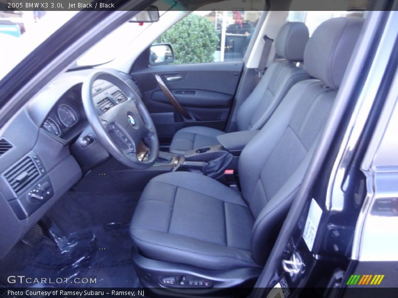 Jet Black / Black 2005 BMW X3 3.0i