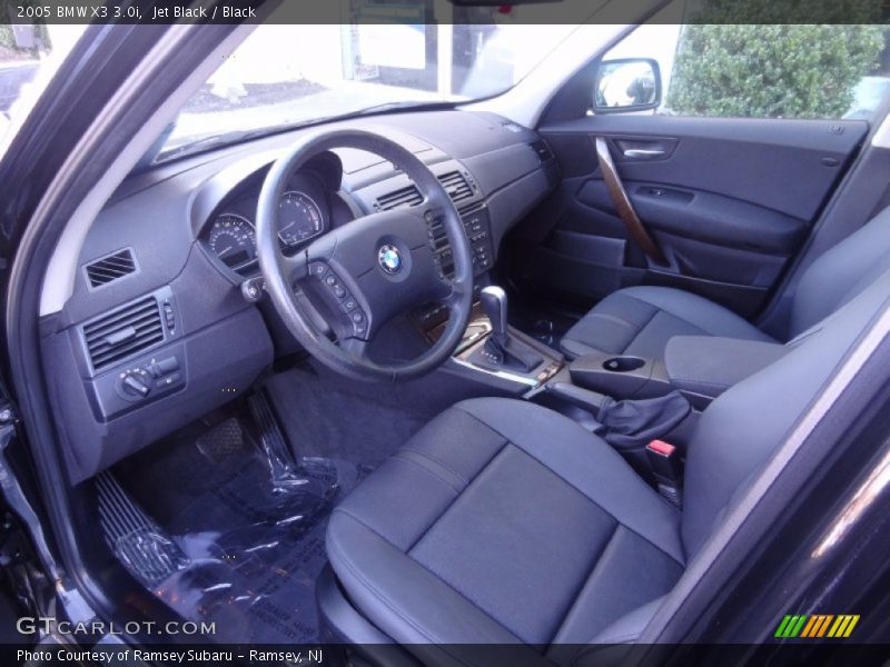 Jet Black / Black 2005 BMW X3 3.0i