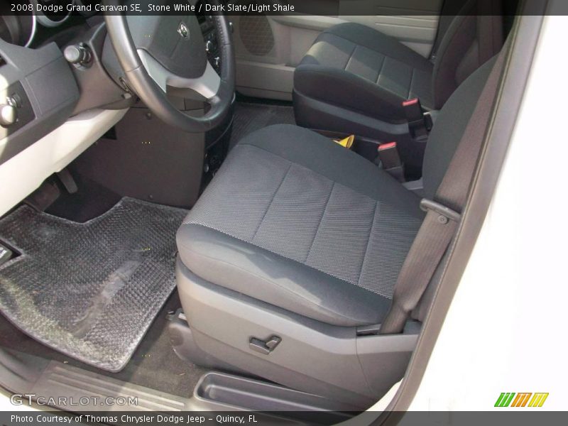 Stone White / Dark Slate/Light Shale 2008 Dodge Grand Caravan SE