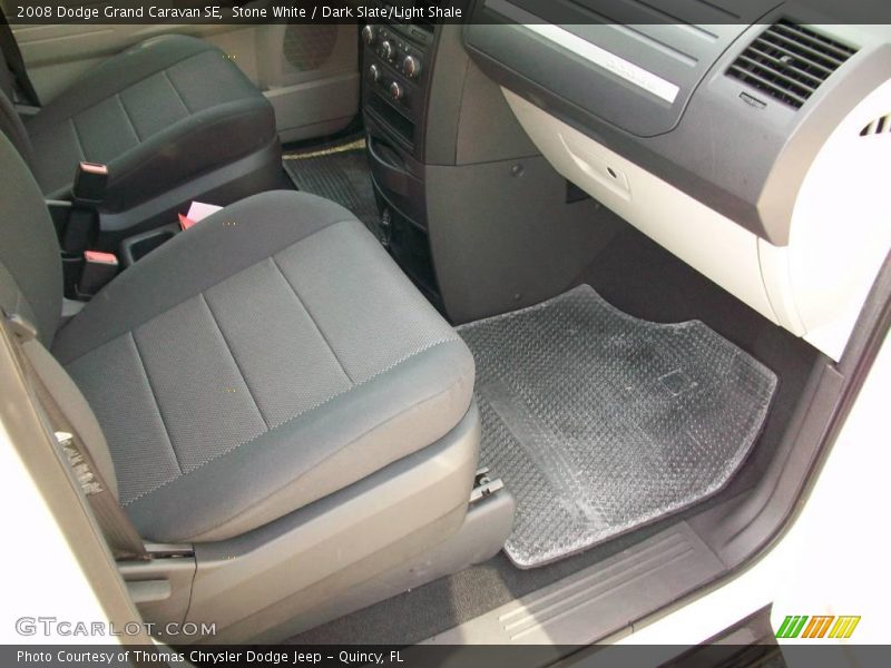 Stone White / Dark Slate/Light Shale 2008 Dodge Grand Caravan SE