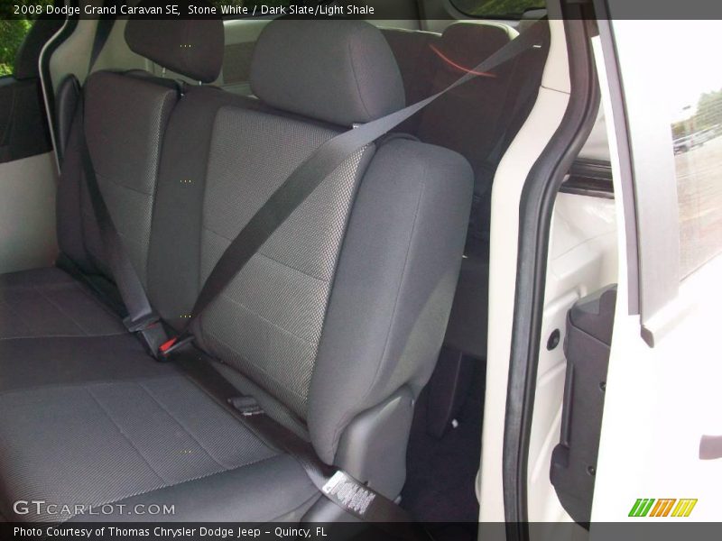 Stone White / Dark Slate/Light Shale 2008 Dodge Grand Caravan SE