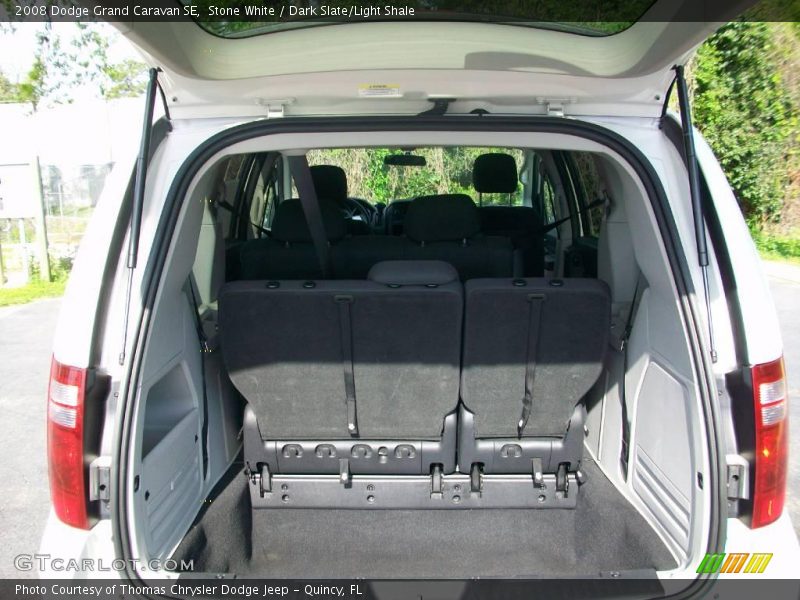 Stone White / Dark Slate/Light Shale 2008 Dodge Grand Caravan SE