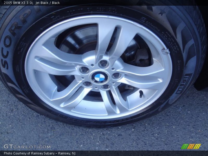 Jet Black / Black 2005 BMW X3 3.0i