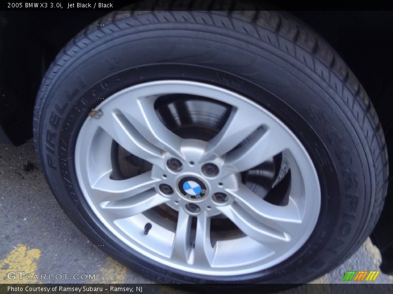Jet Black / Black 2005 BMW X3 3.0i