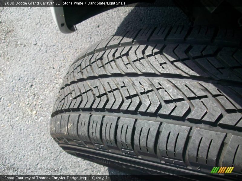 Stone White / Dark Slate/Light Shale 2008 Dodge Grand Caravan SE