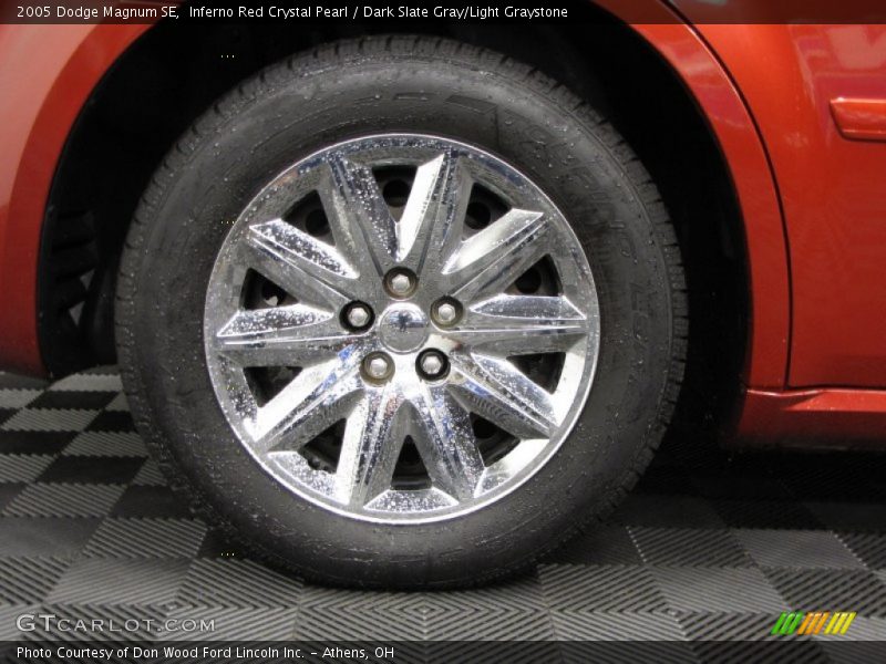 Inferno Red Crystal Pearl / Dark Slate Gray/Light Graystone 2005 Dodge Magnum SE