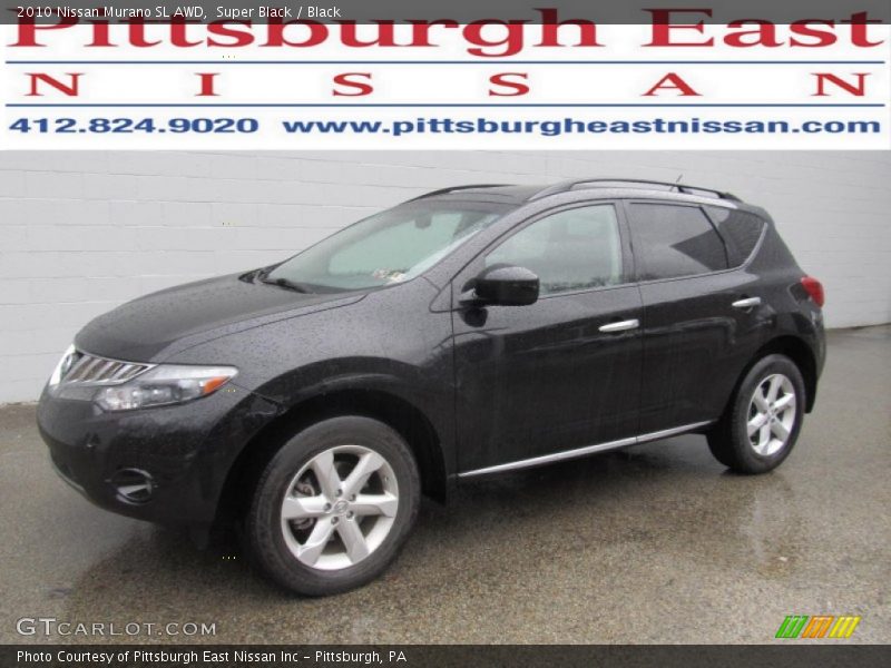 Super Black / Black 2010 Nissan Murano SL AWD