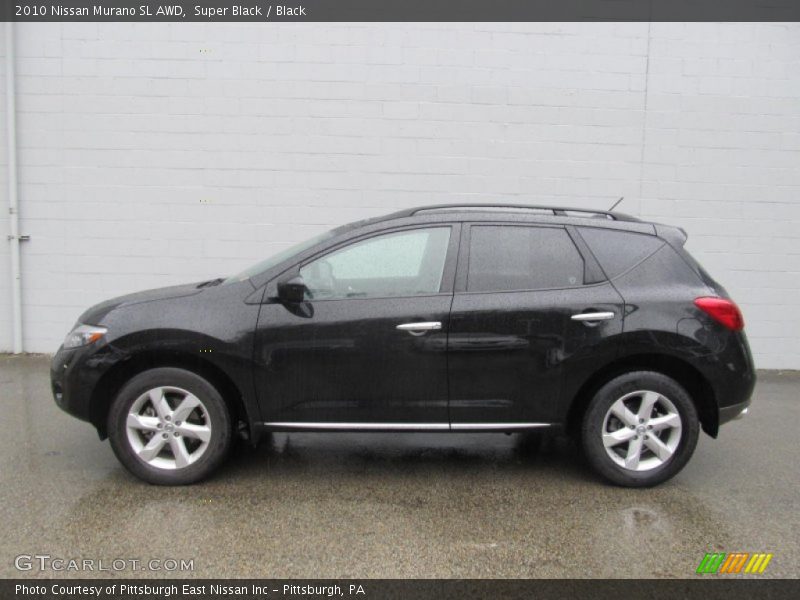 Super Black / Black 2010 Nissan Murano SL AWD