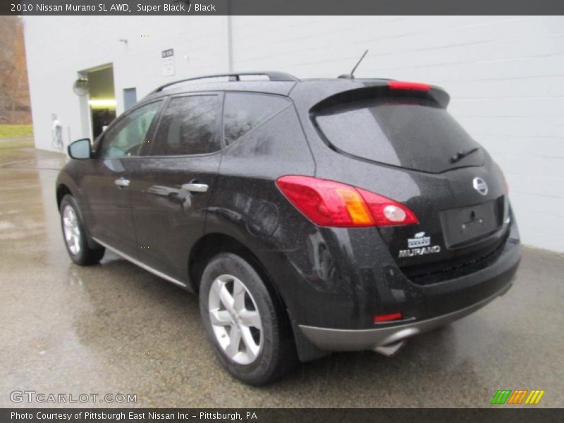Super Black / Black 2010 Nissan Murano SL AWD