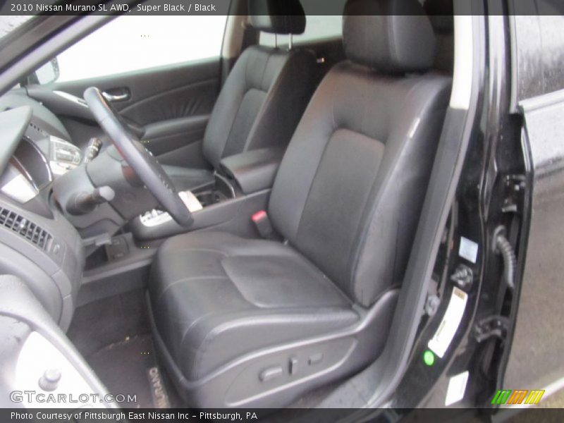 Super Black / Black 2010 Nissan Murano SL AWD