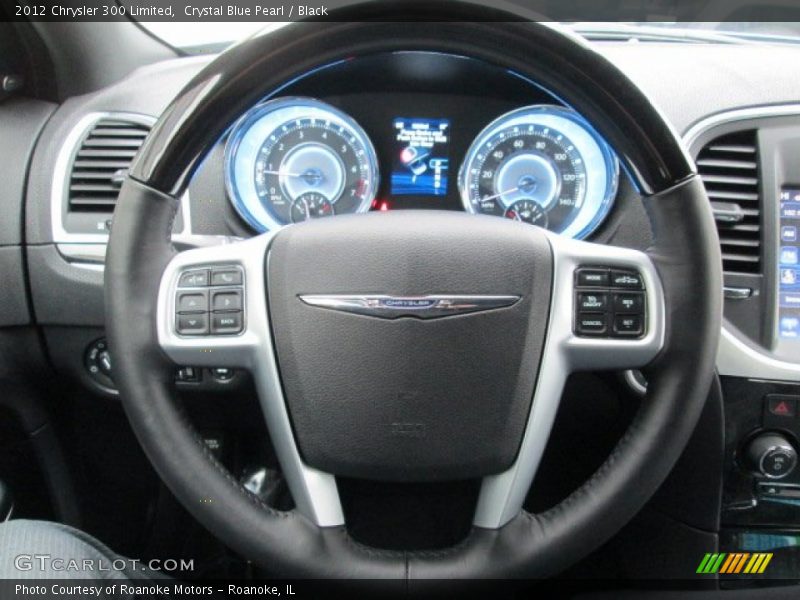 Crystal Blue Pearl / Black 2012 Chrysler 300 Limited