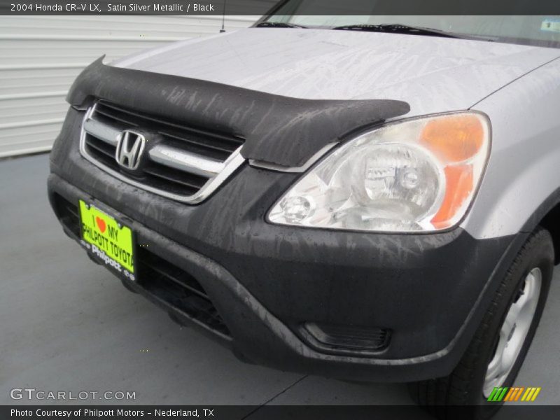 Satin Silver Metallic / Black 2004 Honda CR-V LX