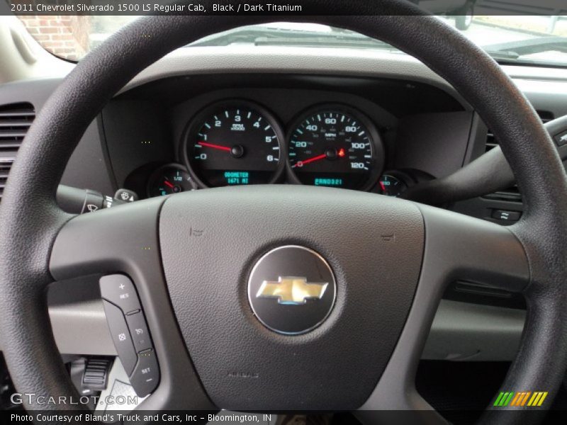 Black / Dark Titanium 2011 Chevrolet Silverado 1500 LS Regular Cab
