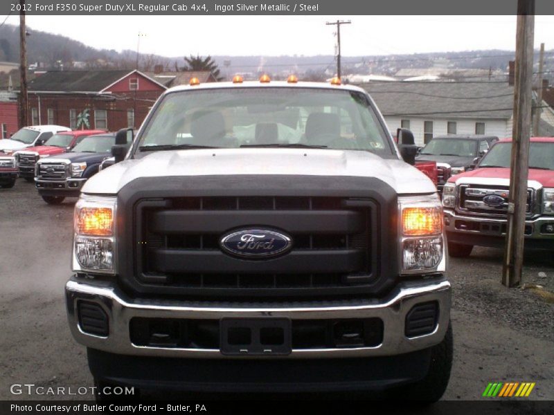 Ingot Silver Metallic / Steel 2012 Ford F350 Super Duty XL Regular Cab 4x4