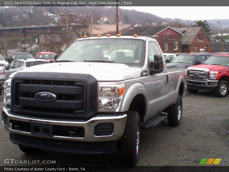 Ingot Silver Metallic / Steel 2012 Ford F350 Super Duty XL Regular Cab 4x4