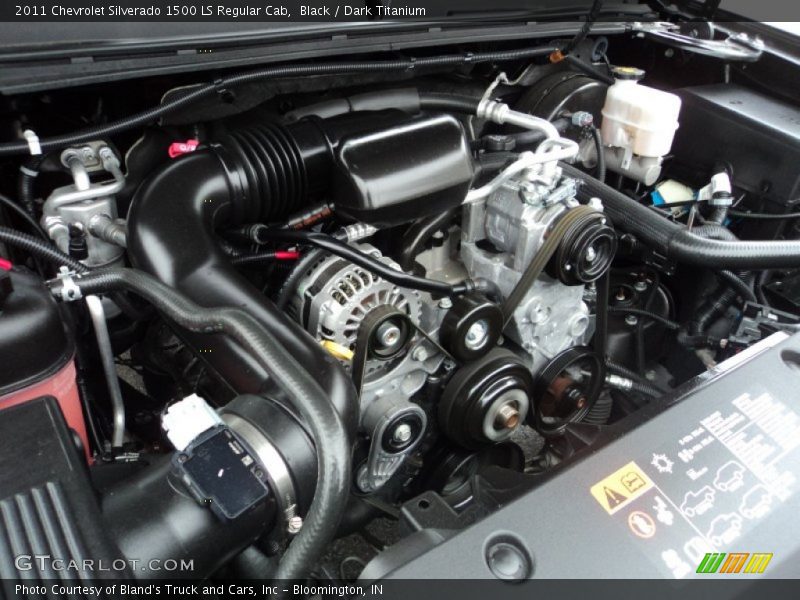 Black / Dark Titanium 2011 Chevrolet Silverado 1500 LS Regular Cab