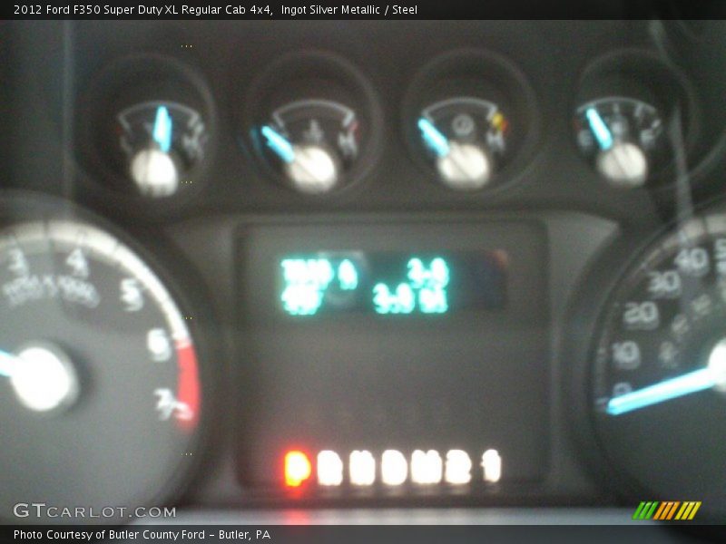 Ingot Silver Metallic / Steel 2012 Ford F350 Super Duty XL Regular Cab 4x4
