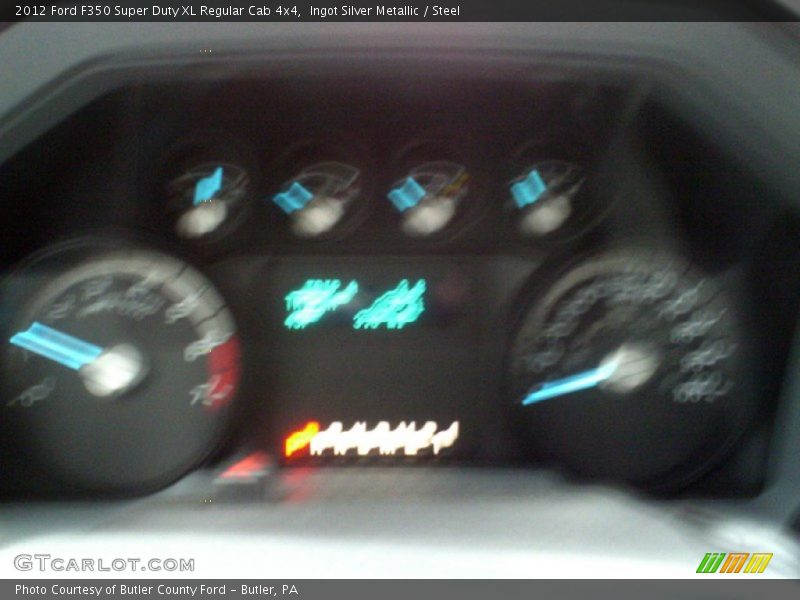 Ingot Silver Metallic / Steel 2012 Ford F350 Super Duty XL Regular Cab 4x4
