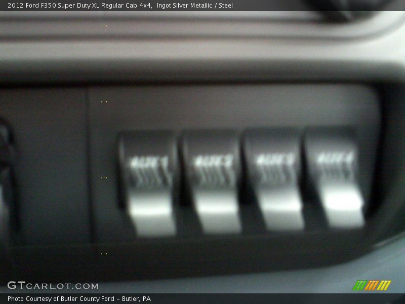 Ingot Silver Metallic / Steel 2012 Ford F350 Super Duty XL Regular Cab 4x4